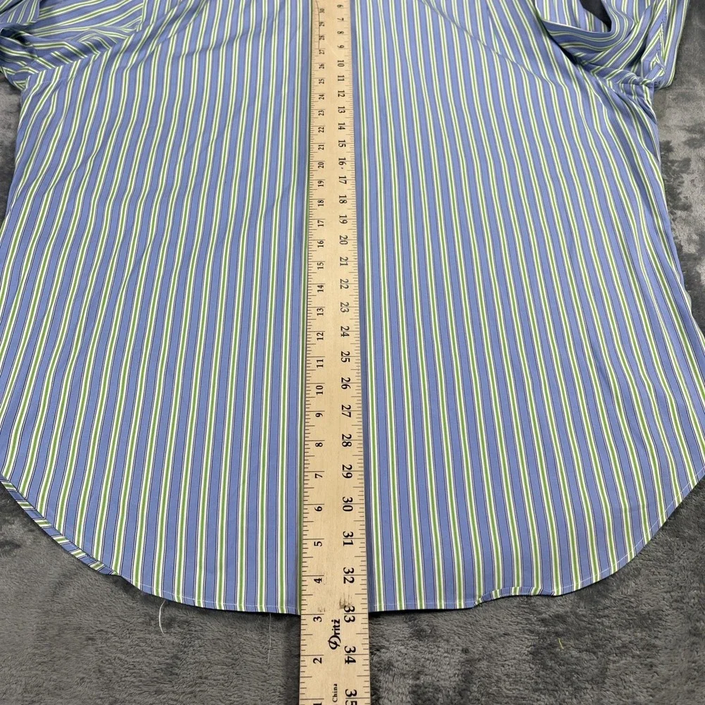 Polo Ralph‎ Lauren Shirt 17 1/2 34/35 Long Sleeve Regent Classic Oxford Striped